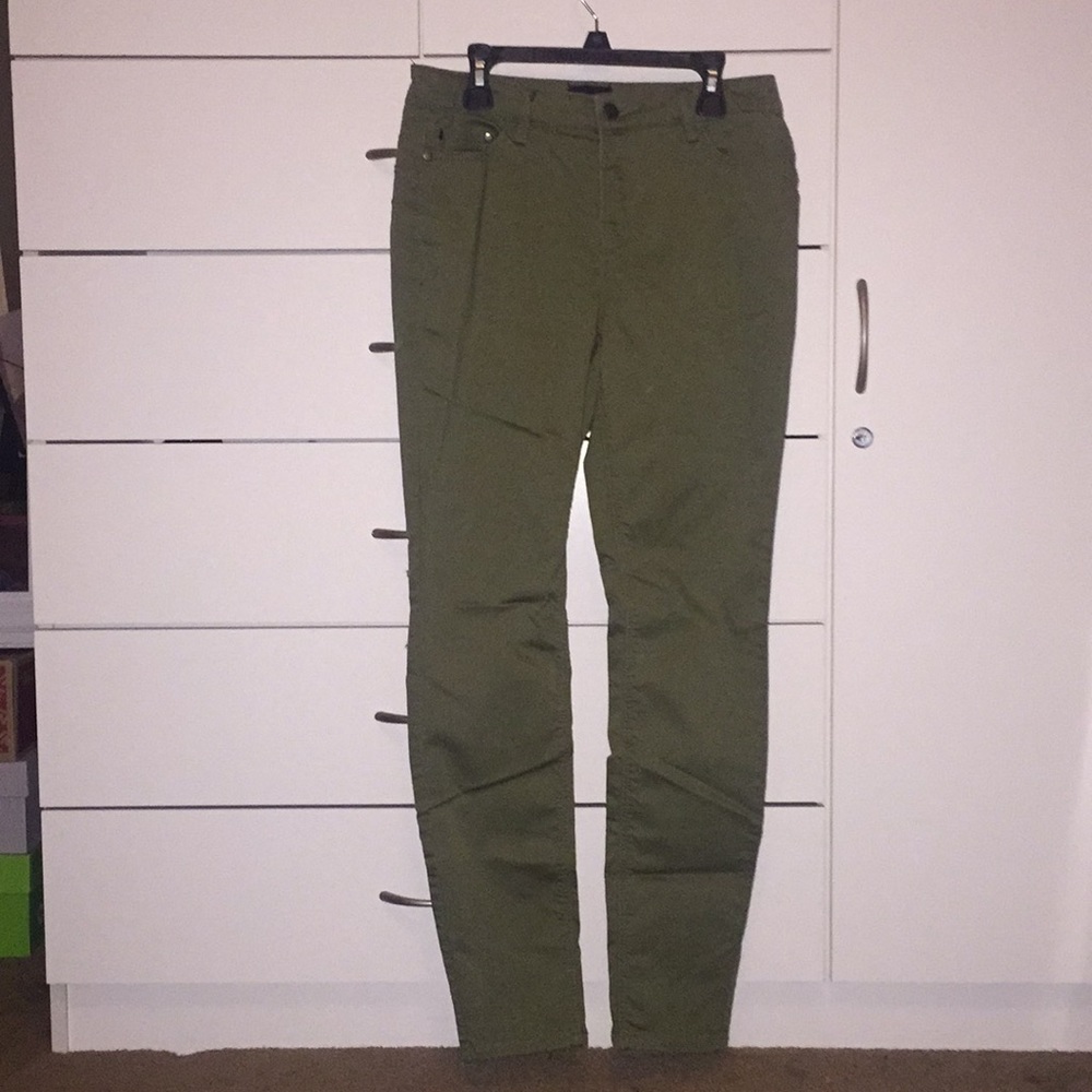 olive green jeans